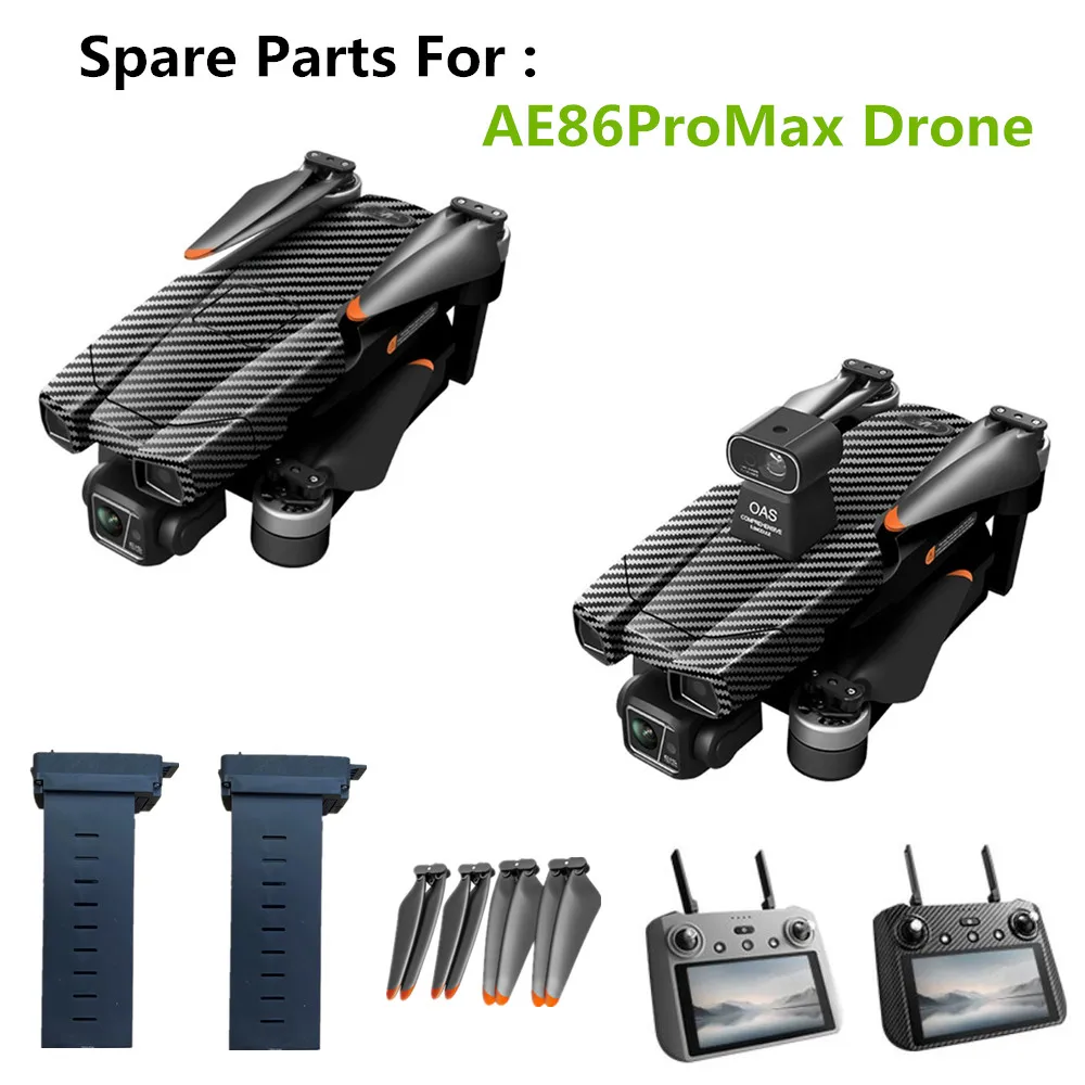 11.4V 8000mAh Battery / Propeller  Maple Leaf  Accessories Use For AE86ProMax Drone AE86ProMax  Parts Batteries