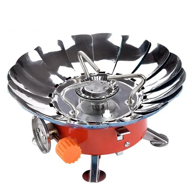 Portable Burner Camping Foldable Windproof Outdoor Gas Tank Stove for Backpacking Camping Hiking Picnic Camping Burner BBQ Grill