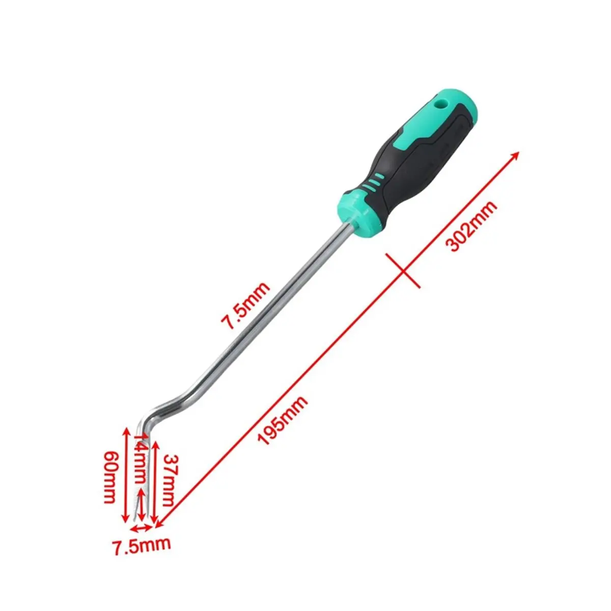 A348FHOT]Non-Slip Handle Ceiling Handle Remover Install Sun Visor Buckle Remover Car Accessory Installation Testing Tool