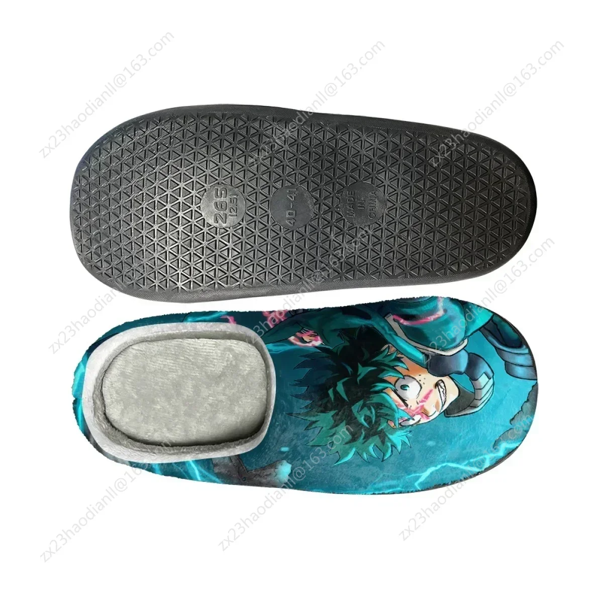 Anime My Hero Academia Design Women Casual Home Slippers Comfortable Couples Home Footwear Autumn Warm Non-slip Cotton Slippers