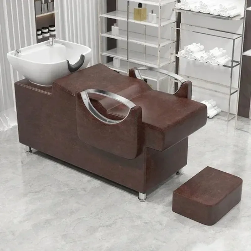 

High-end Nursing Shampoo Professional Massage Chair Complete Beauty SPA Room Salon Washbasin Hairdressing Chuveiro Luxury Nail