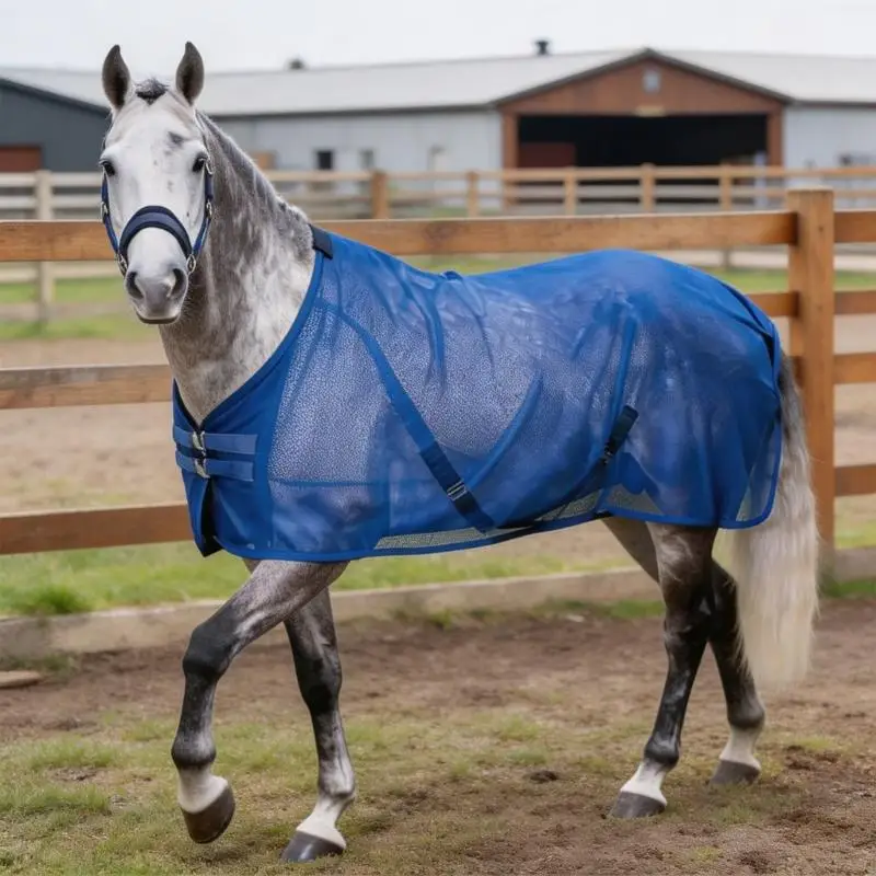 Breathable Mesh Horse Fly Sheet Horse Riding Equine Gear Enduring JOME