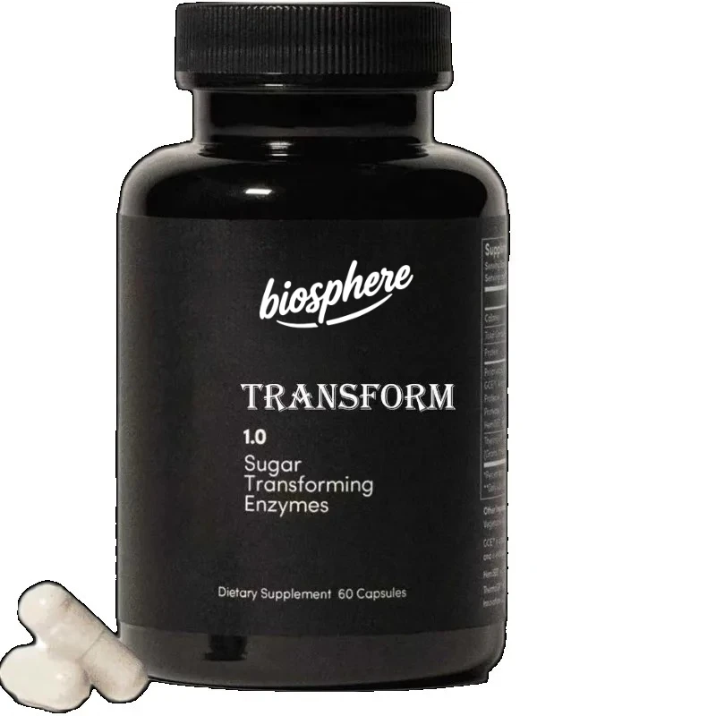 Tranont Transform is based on plant-based enzymes | 60 capsules for skin health support