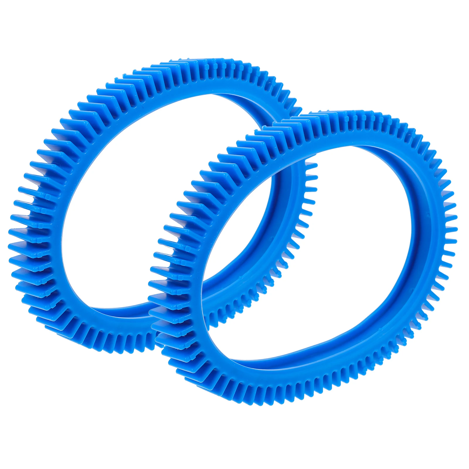 

2 Pcs Cleaner Parts Pool Replacement Tires Component Cleaning Accessories Pvc Machine