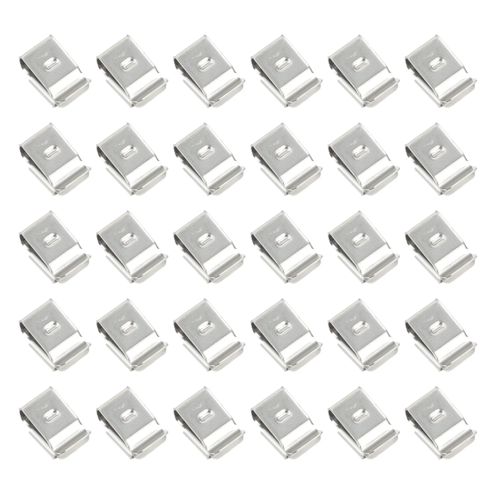 30Pcs Solar Panel Cable Clips 304 Stainless Steel Anti-Oxidation Easy Install No Tools Module Inverter Cables Management