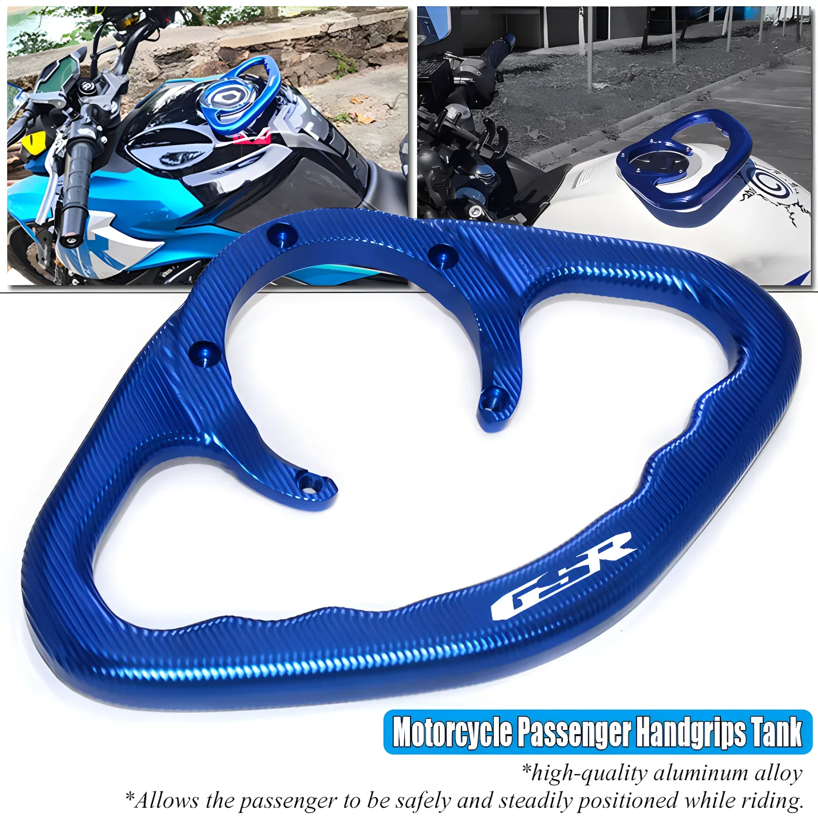 Fit For GSR 600 2006-2011 GSR 750 2011-2015 CNC Motorcycle Passenger Handgrips Hand Grip Tank Grab Bar Handles Armres
