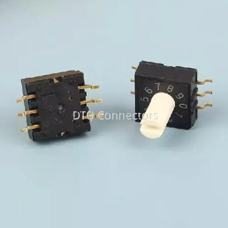 5PCS RM3HAF-10 SMD Rotary Encoder 10 Bit 0-9 With Handle 3:3 PIN