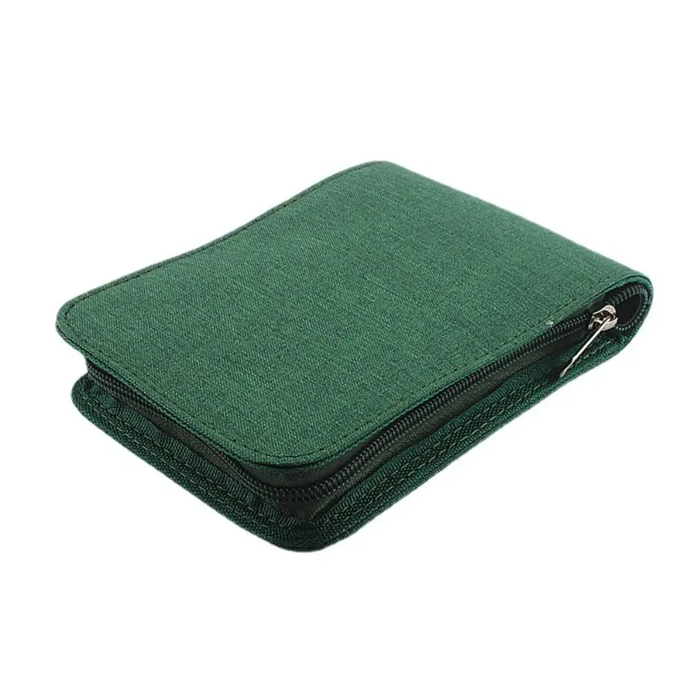 Pen Container Bag Large Capacity Fountain Pencil Case 10 /24/48 Slots Dustproof Multifunctional Zipper Children Gifts