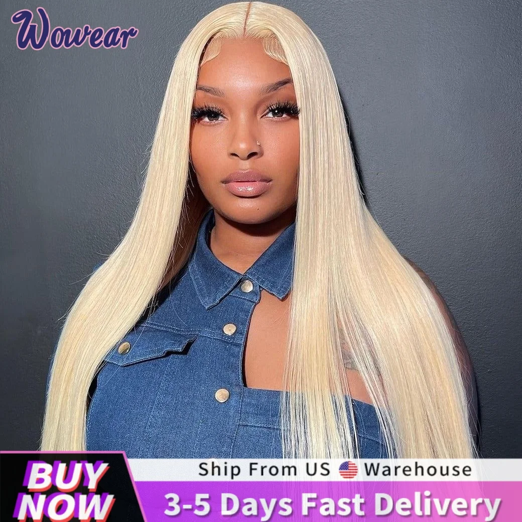 613 Blonde Lace Frontal Human Hair Wigs 613 Straight Wigs Brazilian Human Hair Wigs HD Transparent Lace Front Human Hair Wigs