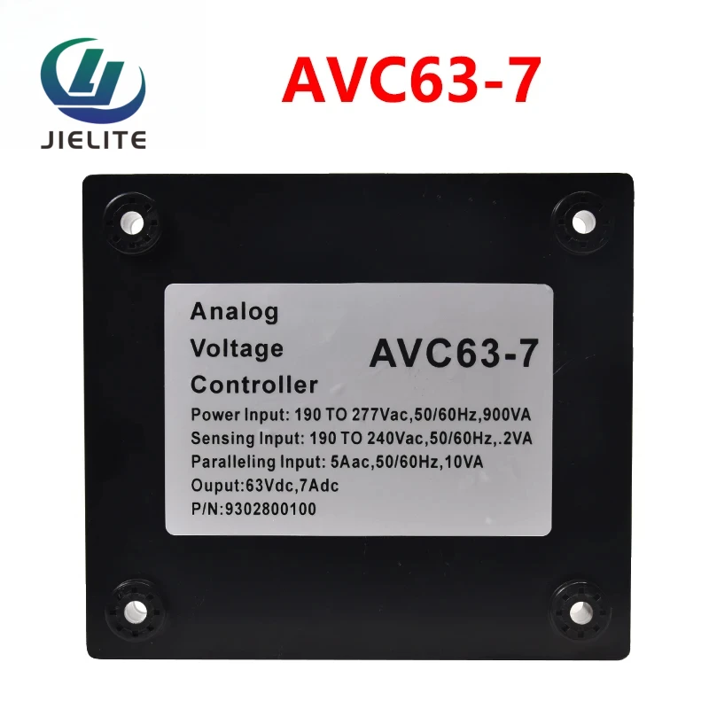 AVC63-7 AVR Automatic Voltage Regulator Fit Basler AC Diesel Generator Voltage Stabilizer Generator Spare Parts