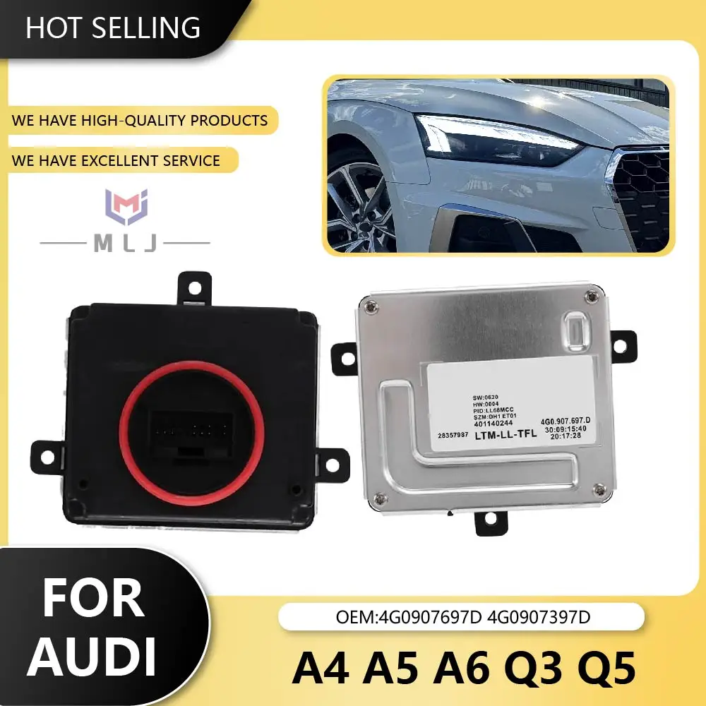 4G0907697D 4G0907397D Daytime Running Light Module DRL Control Ballast Follower Controller For AUDI A4 A5 A6 Q3 Q5