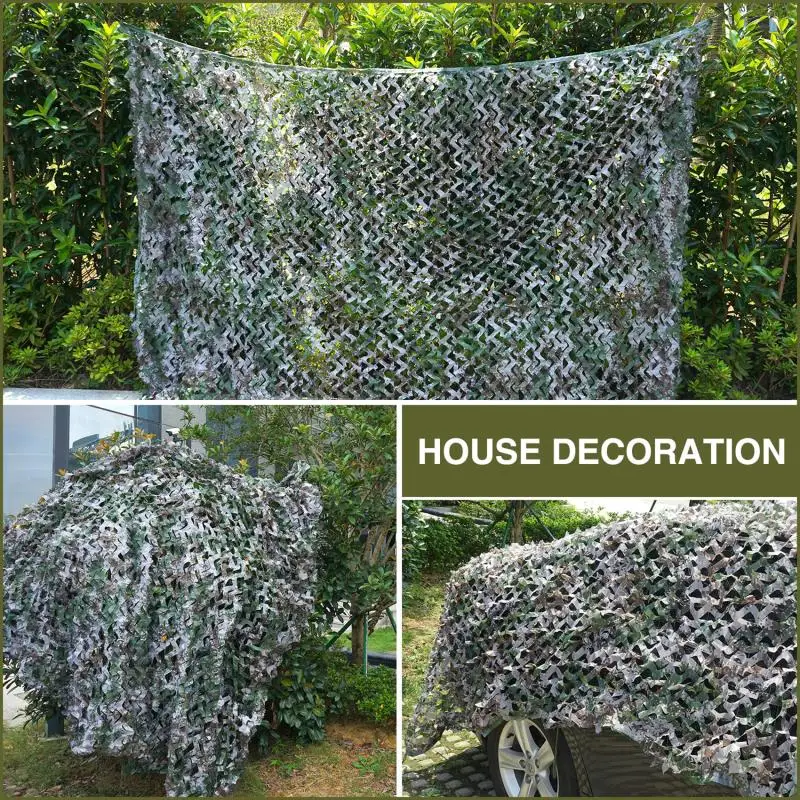 Hunting Camouflage Net Army Training Camo Netting Car Tent Awning Shade Mesh  Forest Camouflage Net Outdoor Sport Camo Scarfs