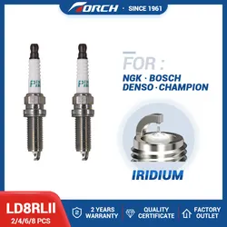 2-8PCS Replace for Denso ZXE24HLR7 for VOLVO 31673604 Spark Plugs High Quality Torch LD8RLII Double Iridium Car Candles Power