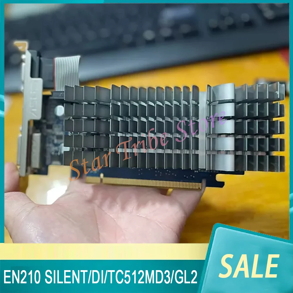 

EN210 SILENT/DI/TC512MD3/GL2 Graphics Card 512M DDR3