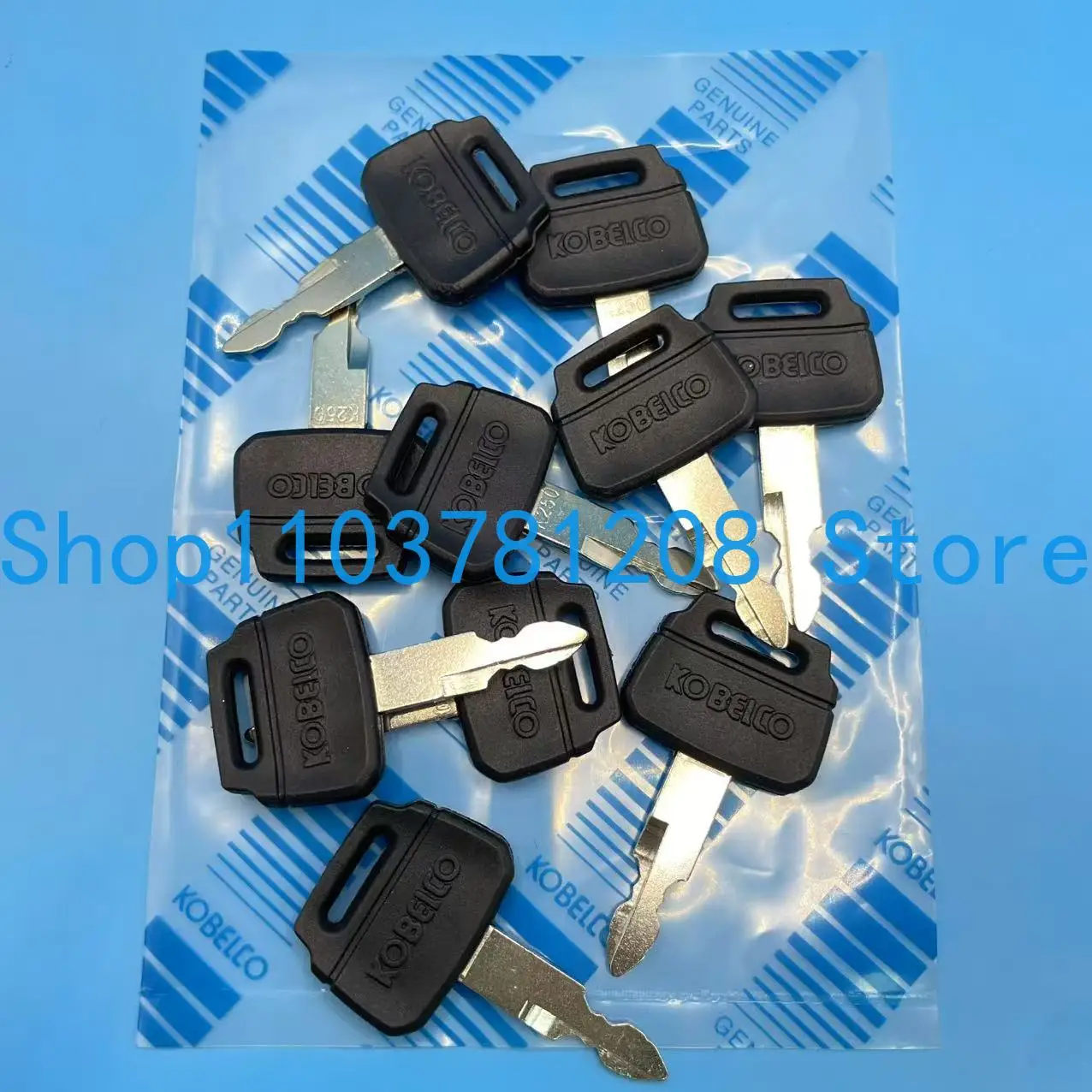 2PCS K250 Ignition Key fits Kobelco Excavator Loader Dozer Excavators Replacement Accessories  Part