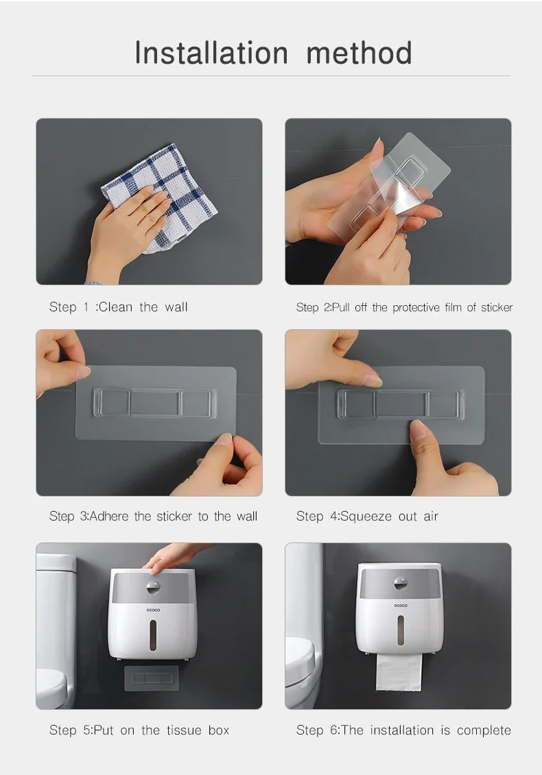 Waterproof Toilet Paper Holder 6