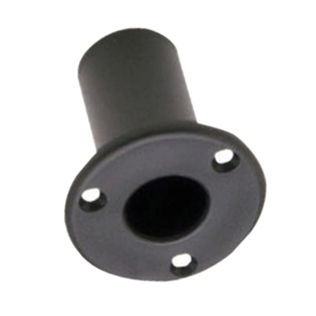 Durable Plastic Marine Products Ladder Mounting Cup Set Black Insert Plug for Boat Step Ladder Deck Accessory