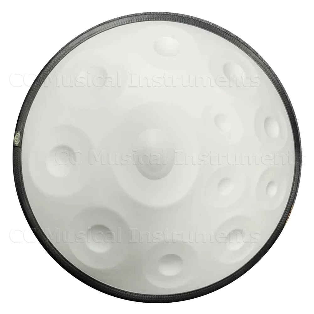 Professional Steel Tongue Drum, White Handpan Drum, Music Instrument, Beginner, Jazz, Yoga, Meditation, Gift, 22\