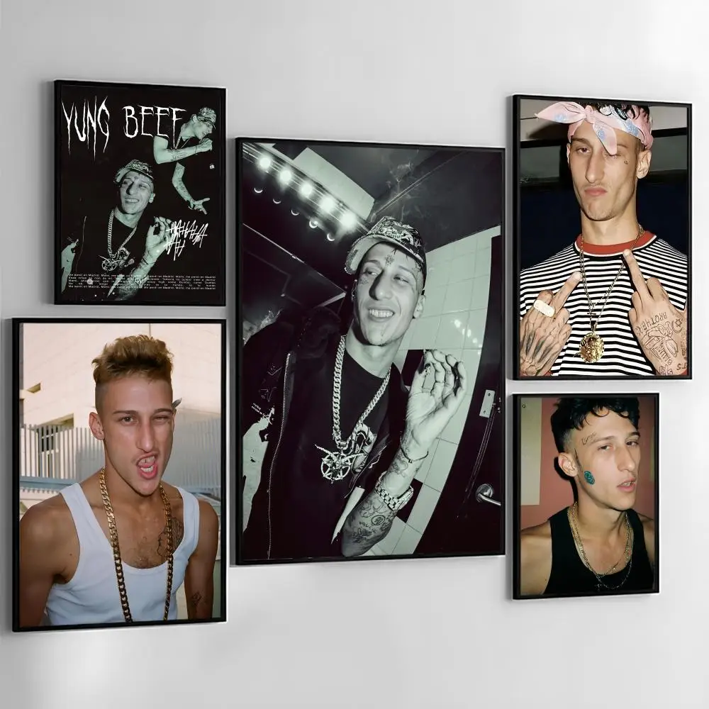 Y-Yung B-Beef Poster Holiday Gifts Decoration Designed For Home Restaurant Office Space Wall Art