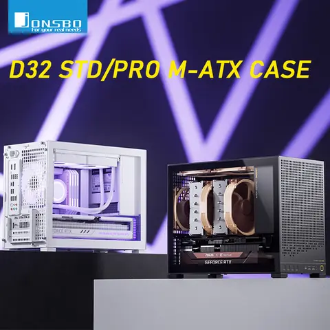 Jonsbo D32 STD/PRO MINI Custodia da tavolo MINI-ITX MATX Custodia per PC Supporto Alimentatore ATX/SFX 240 Raffreddamento ad acqua Telaio da ufficio per computer