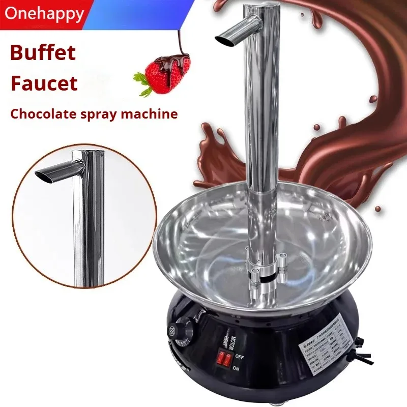 Hot Selling Tap-Style Chocolate Fountain Machine - Stainless Steel, Fast Melting, Easy Clean, for Party/Buffet, Commercial Use