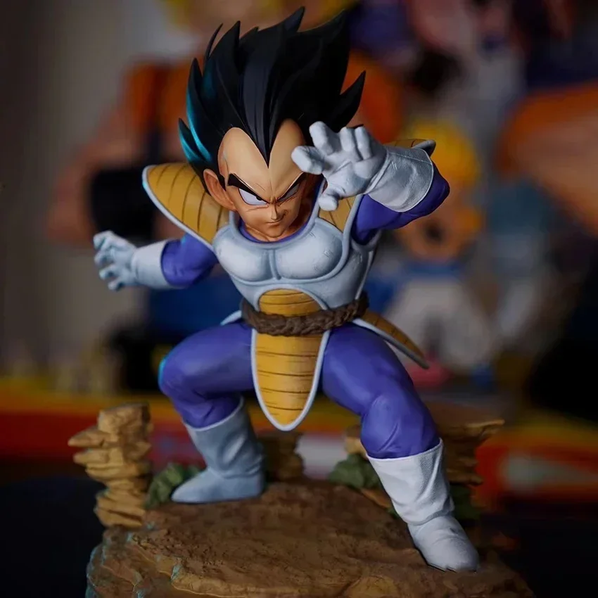 Figurines d'action Dragon Ball Z Vegeta, figurine Vegeta, figurines GK en PVC, modèle de collection de statues, décoration de bureau, jouets personnalisés, cadeaux, 21cm