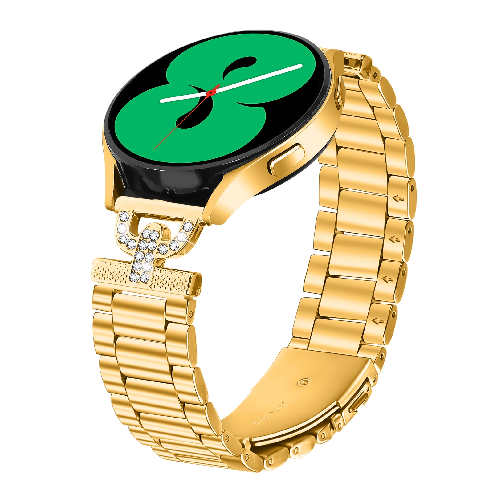 20 مللي متر حزام من الفولاذ المقاوم للصدأ لساعة سامسونج جالاكسي 6/5/4/أكتيف 2/5 برو 45 مللي متر 40 مللي متر 44 مللي متر/ساعة 6 4 كلاسيكية/ساعة 3 41 مللي متر حزام #2