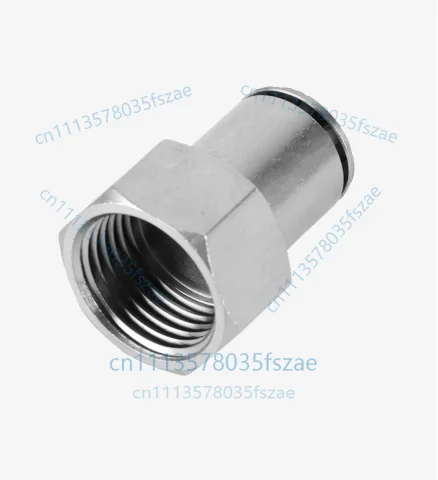 Accessories 1pcs 304 stainless steel pcf internal thread straight quick plug pneumatic air pipe quick connector