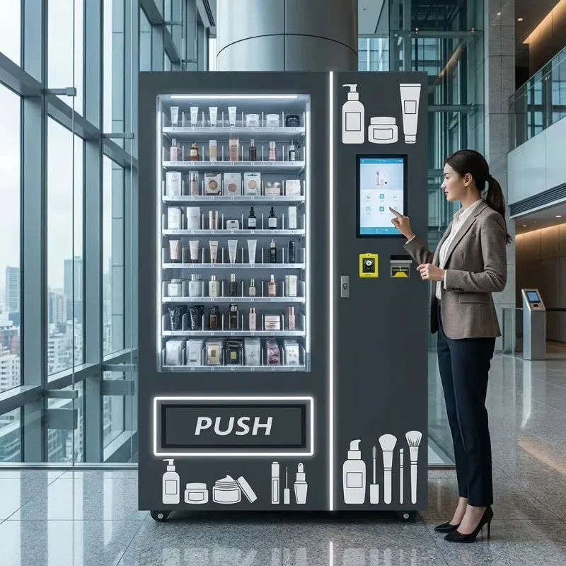 FL Multi‑pay Beauty Vending Machine Touch Screen False Eyelash Nail Cosmetics Self‑service Vending Machine For Mall