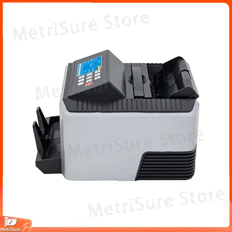 Large TFT Display Currency Counter with UV MG MT IR Detection for INR IDR PKR TRY EUR Banknotes 1000 PPM High Speed