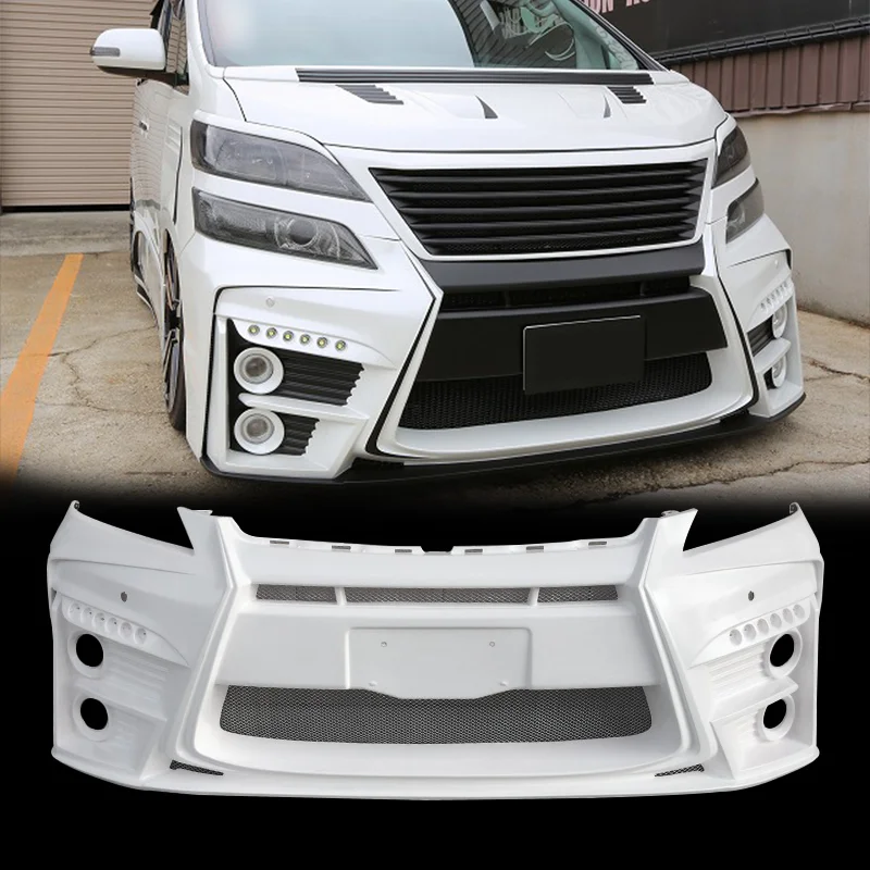 

For Vellfire 20 Series AH20 SS Style Front Bumper，Dynamic Front End Body Kit，Exterior Styling Upgrade