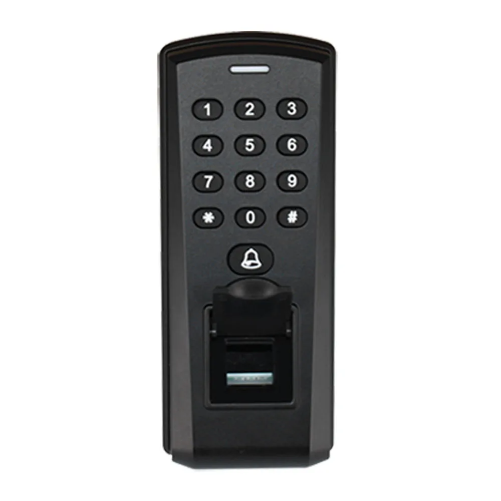 

Standalone Keypad Fingerprint Access Control Doorbell 125khz Card Key Reader Biometric Fingerprint Door Access Control System