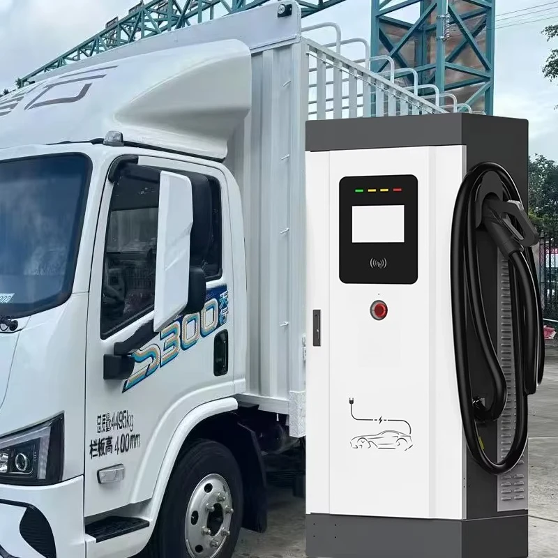 New 7Inch Screen Smart DC Fast Charger Hybrid Car Charging Stations Commercial Fleet POS Charger GBT CCS Connector 60kW-240kW