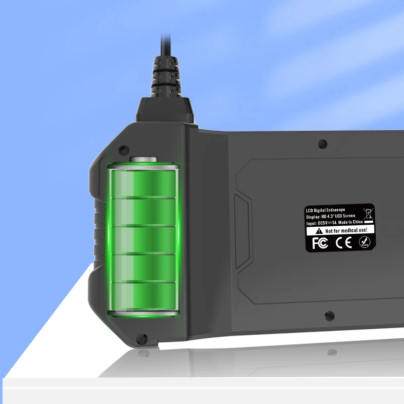 GUANMOU Industriële Endoscoop Camera 4.3 Inch IPS Scherm HD1080P Pijp Riool Inspectie Borescope IP67 Waterdichte LED Voor Auto