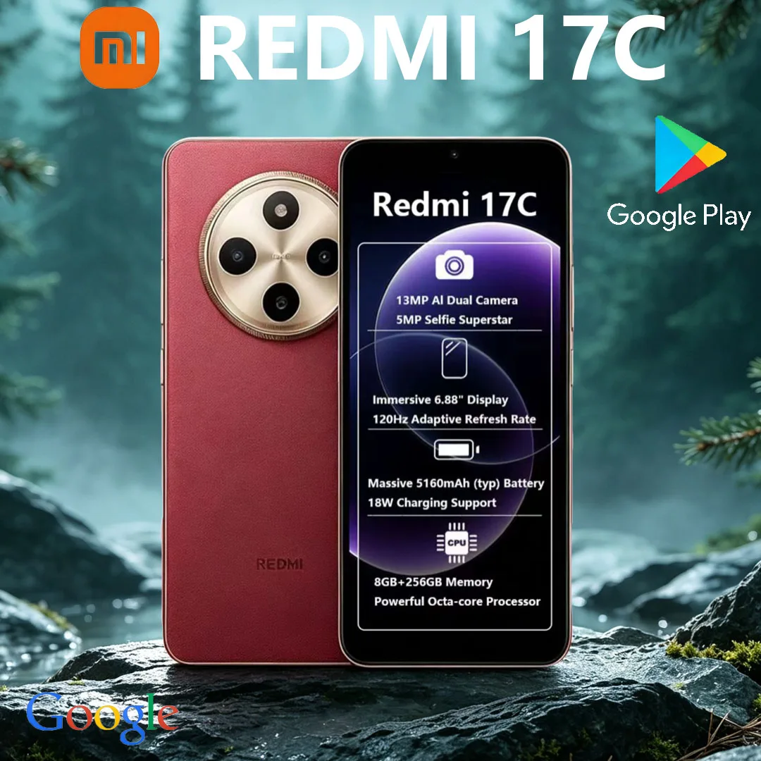 Xiaomi Redmi 17C 5G Dual-SIM New Mobile Phone 6.88