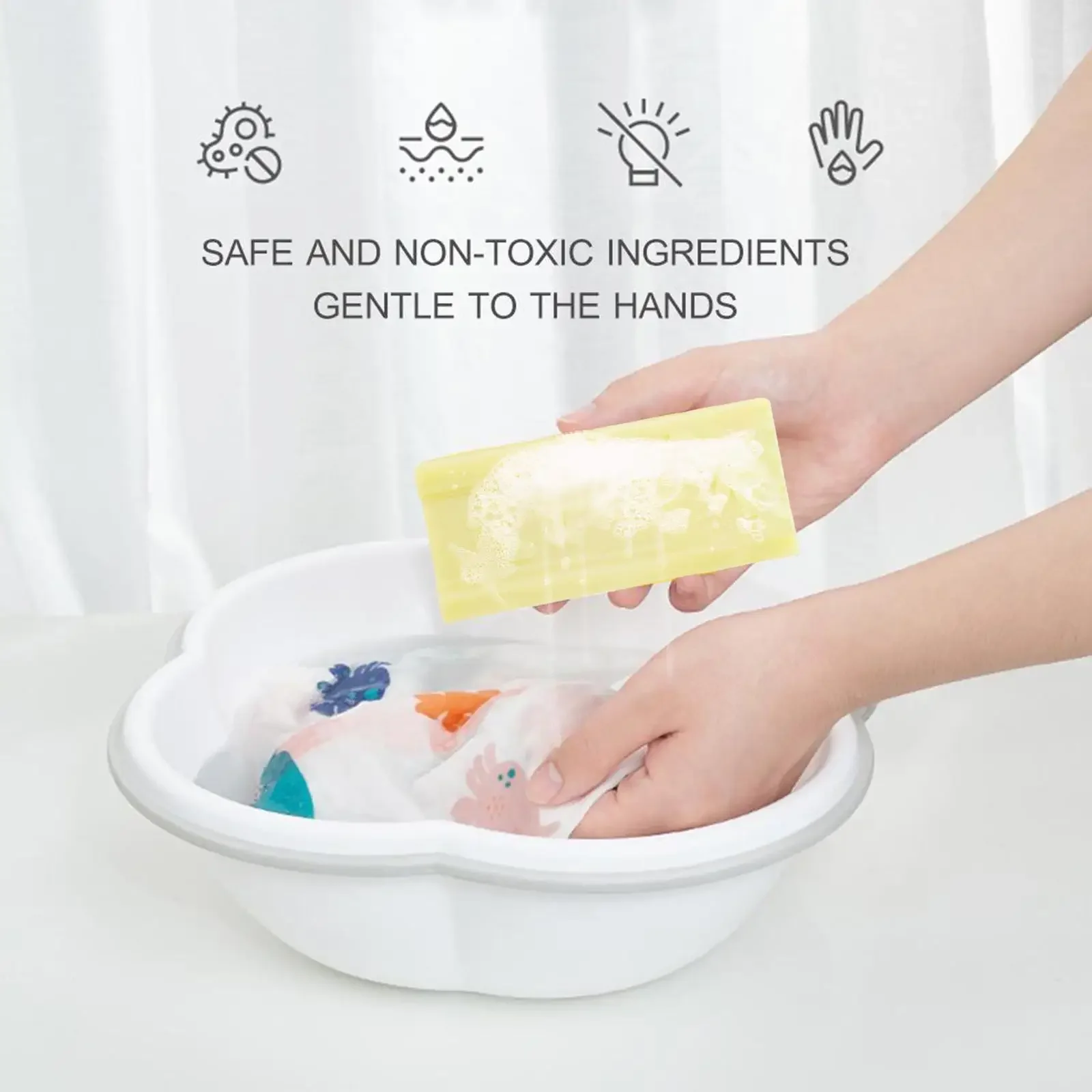 200g Laundry Soap Underwear Cleaning Soap Bar Remover Clean Old Soap For Deep Cleaning Removing Odors And Stains
