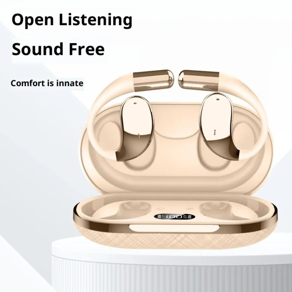Wireless Earphones HiFi Stereo Sound High Definition Sound Quality Noise Cancellation Multi Functional Battery Level Display Fas