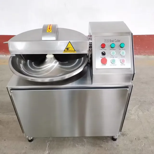 Heavy Load Meat Bowl Cutter Mixer Machine For Food Processing Plant High‑Intensity Meat Mincing Production Job