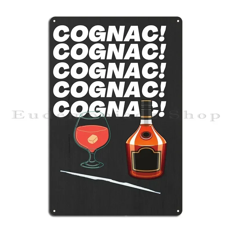 Cognac Metal Plaque Poster Pub Club Custom Wall Cave Tin Sign Poster