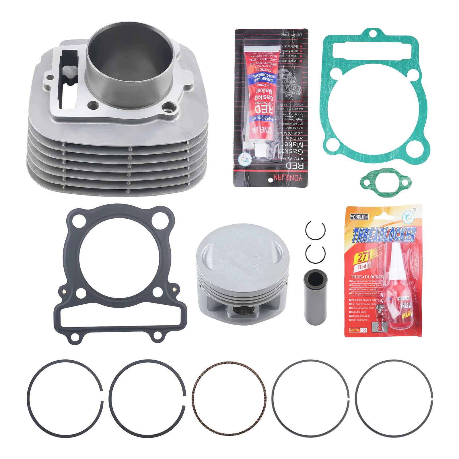 

Top End Rebuild Kit for Yamaha Grizzly Big Bear 350 YFM350 83mm w/ Gasket