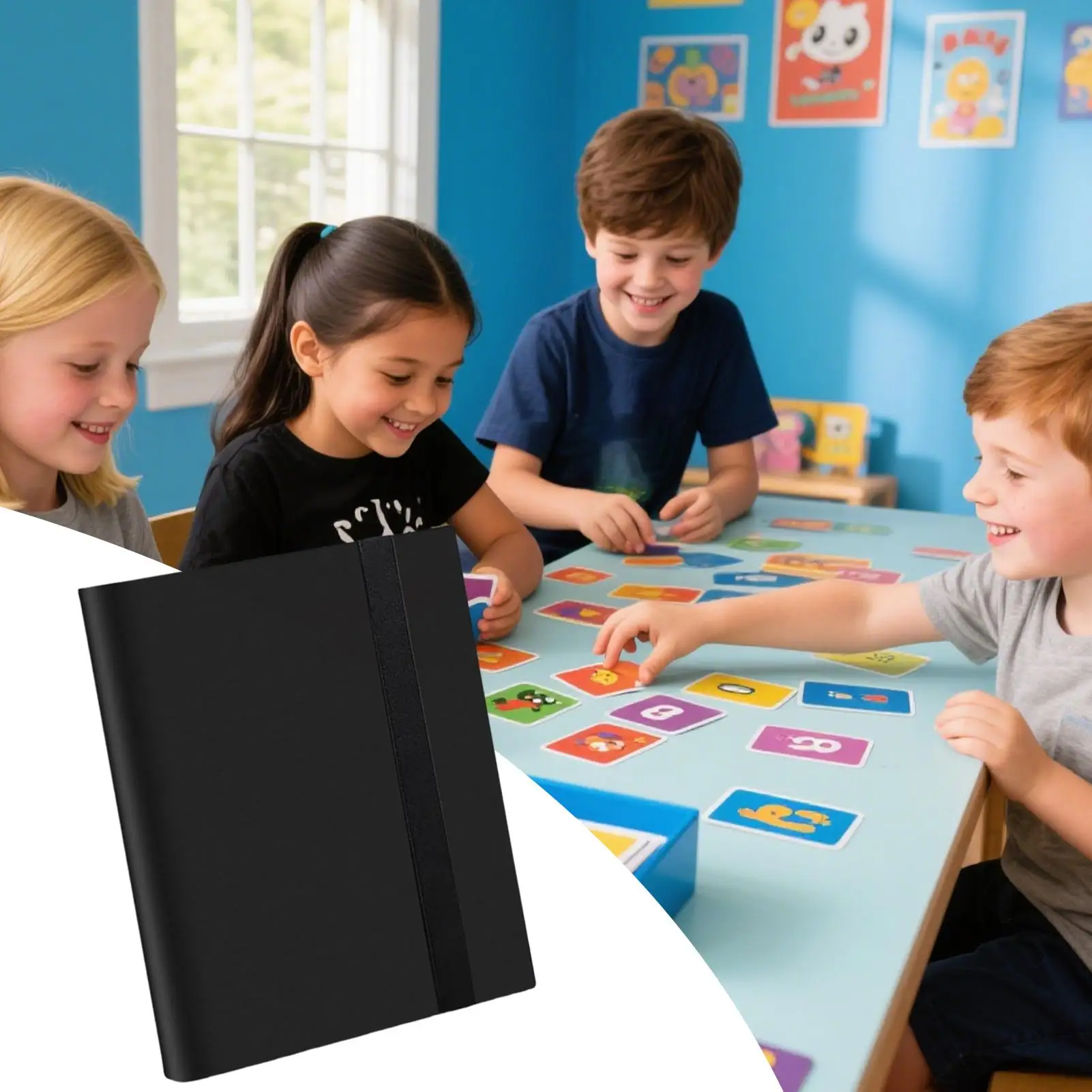 트레이딩 카드 바인더 20 페이지 스포츠 카드 홀더 컬렉션 바인더 취미를위한 소장 앨범 폴더 스토리지 주최자