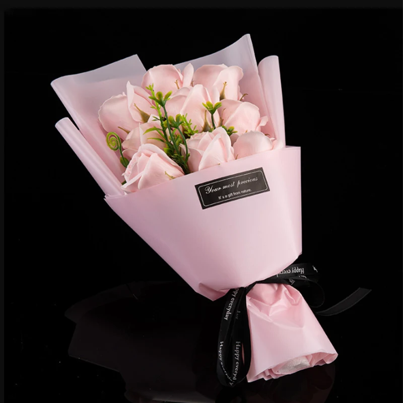 1/2 Stück Seidenseifenblume, Rosenstrauß, künstliche Blume für Zuhause, Hochzeit, Geburtstag, Party, Valentinstag, DIY, Geschenk, Heimdekoration