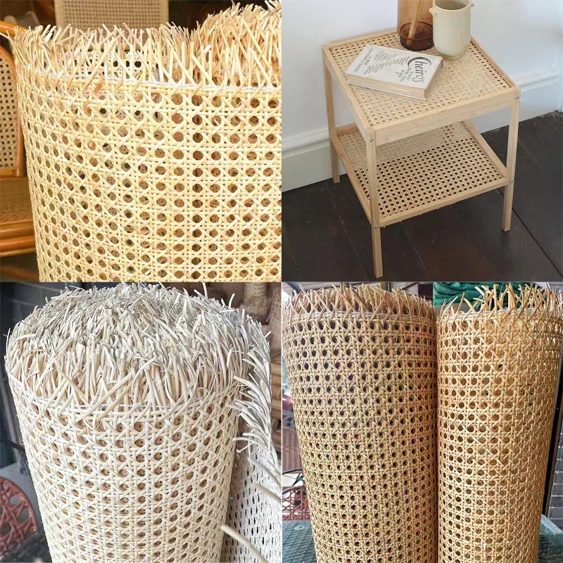 

Pure Natural High Quality Indonesian Real Rattan Handwoven Furniture Chair Table Bookcase Repair Material Diy Decoration Crafts