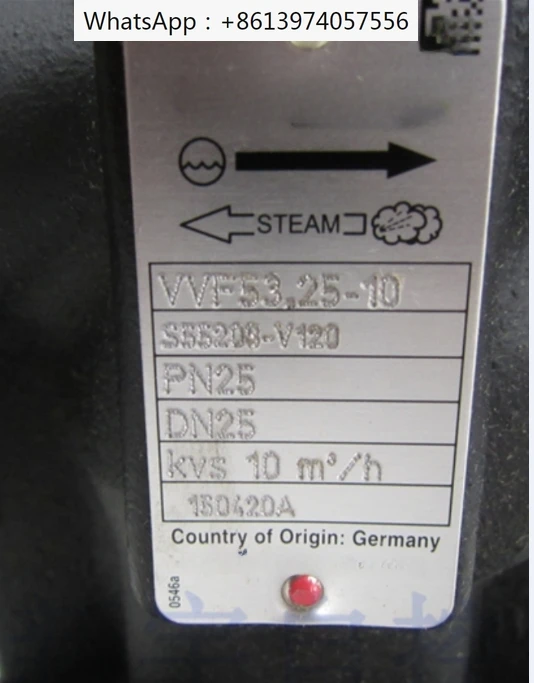 VVF53.15/20/25/32/40/50 flange connected two-way regulating valve steam valve DN25-50