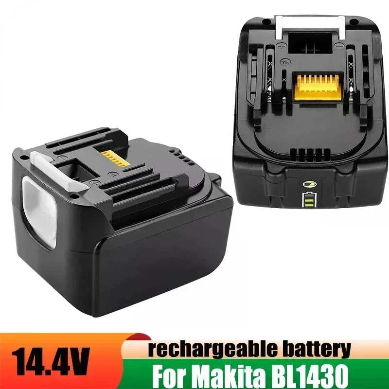 

14.4V 6000mAH Drills Battery for Makita BL1430 Rechargeable Lithium Ion LXT200 BL1415 194558-0 194559-8