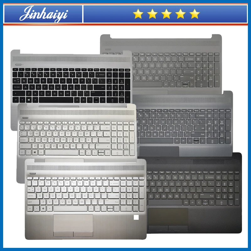 

Laptop palm rest case for Pavilion 15S-DU 15S-DY DR GW CS 15-DW 250 G8 TPN-C139 black upper cover keyboard L52023-001 L94460-001