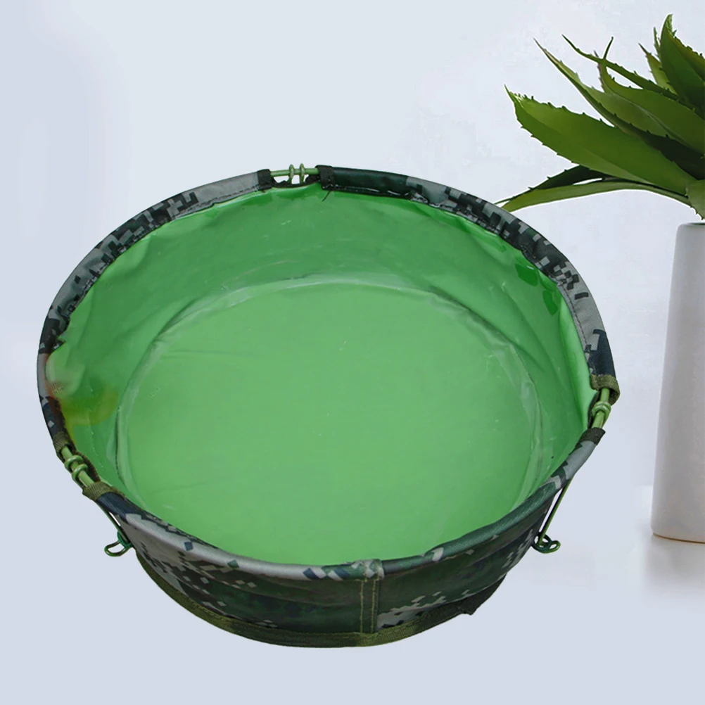 

Folding Wash Basin Lightweight Portable Water Container Outdoor Barrel Camping Travel Picnic Hiking Gardening Beach Cleaning