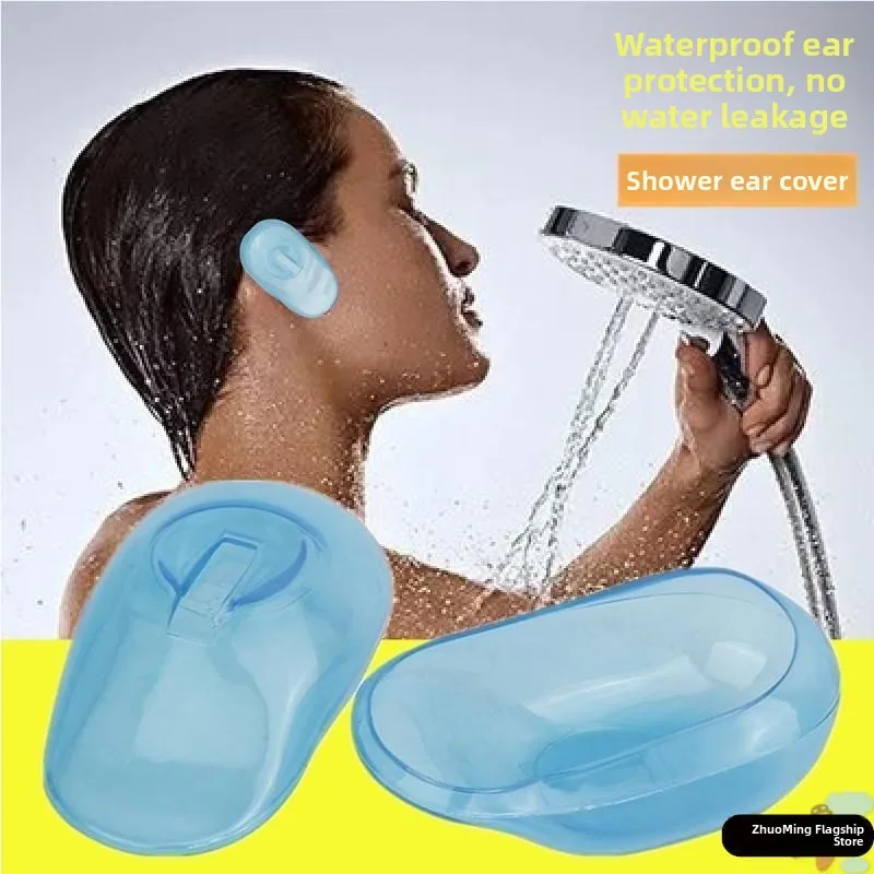 Waterproof Ear Covers for Bathing And Washing Hair Elderly Adults Post Surgery Prevents Water from Entering the Ear