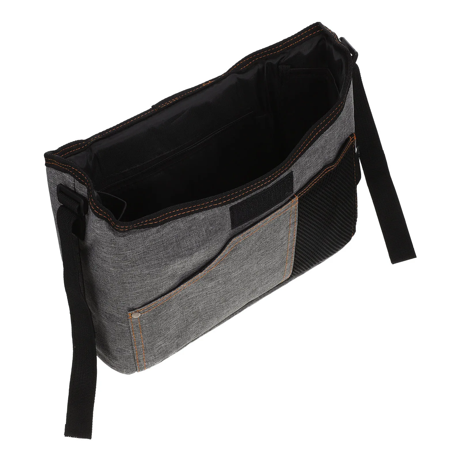 Bolsa de fraldas de grande capacidade, organizador de carrinho de bebê, bolsa de armazenamento, acessórios de carrinho de bebê