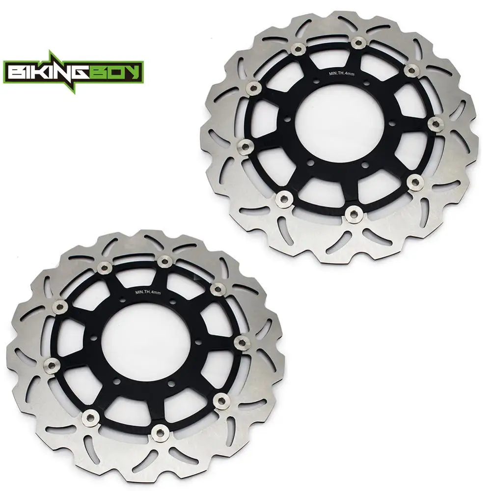 BIKINGBOY For Suzuki GSXR 1000 / ABS 17 18 19 20 21 GSX-R 1000 R / ABS 2017-2021 Front Brake Disks Discs Rotors Stainless 320mm